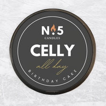 Load image into Gallery viewer, Celly All Day Puck Candle- Birthday Cake
