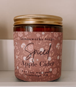 Spiced Apple Cider Wood Wick Candle