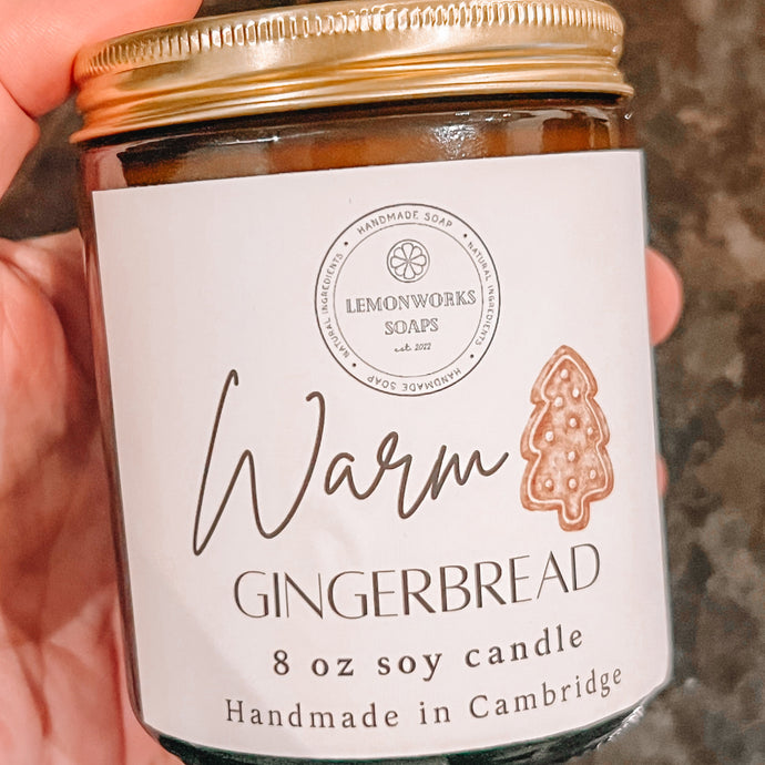 Warm Gingerbread Candle