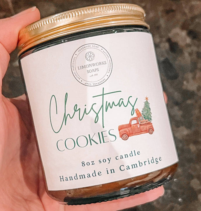 Christmas Cookie Candle