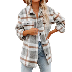 Plaid Fall Button up (Shacket)