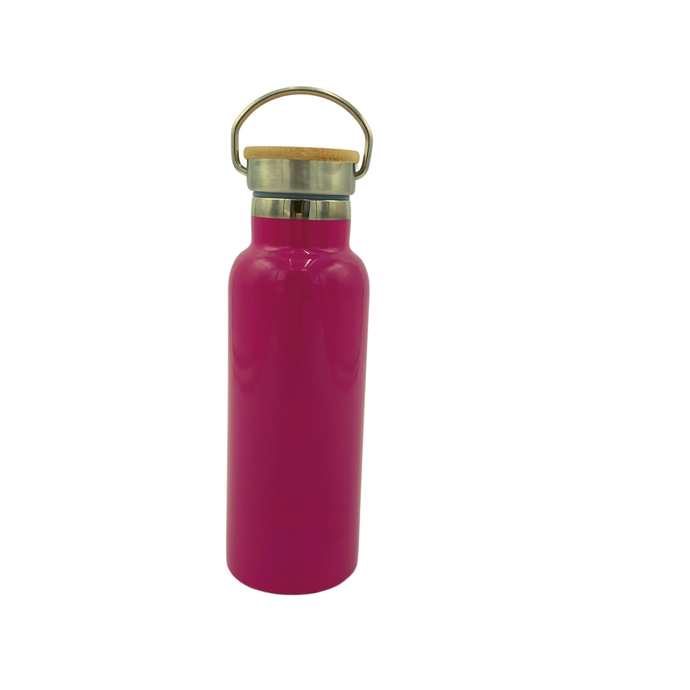 Stainless Steel Insulated Water Bottle - Bold Pink